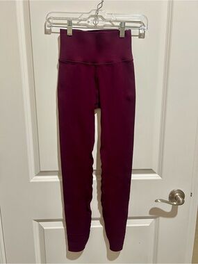 Fabletics Plum High-Rise Leggings